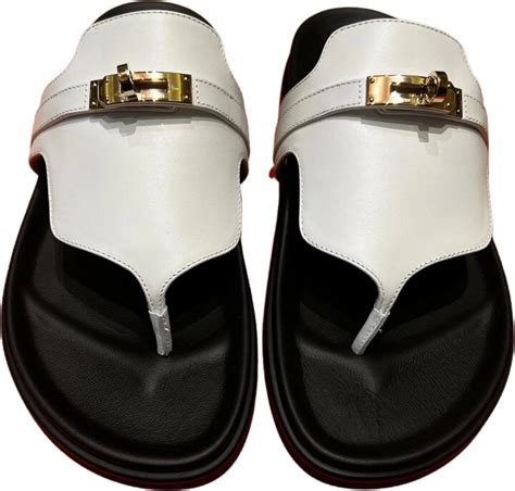 hermes leather flip flops|hermes empire sandals.